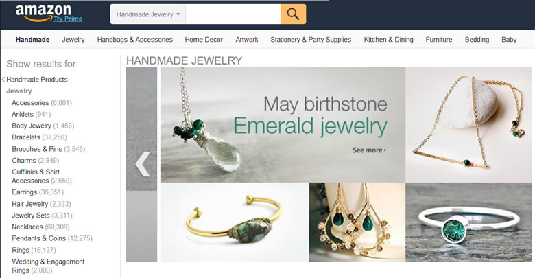 Amazon Handmade Jewelry