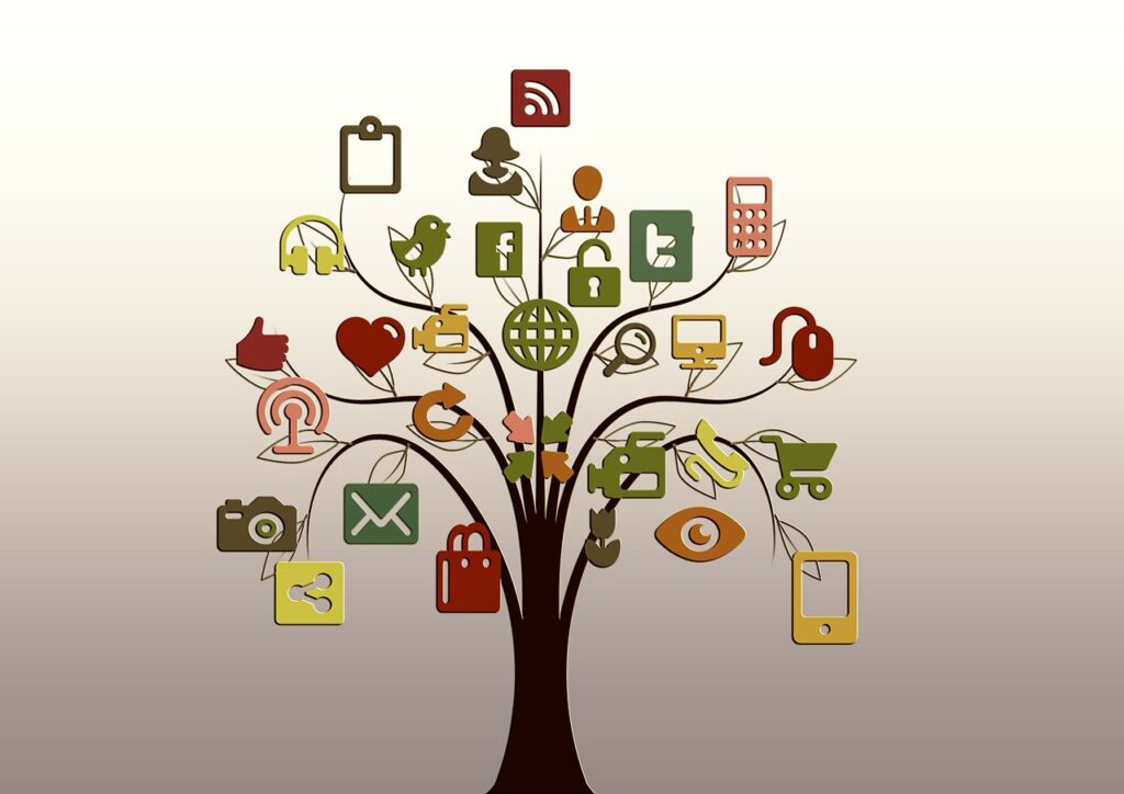 social media tree