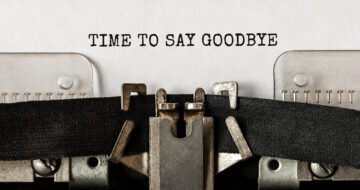 Typewriter Goodbye