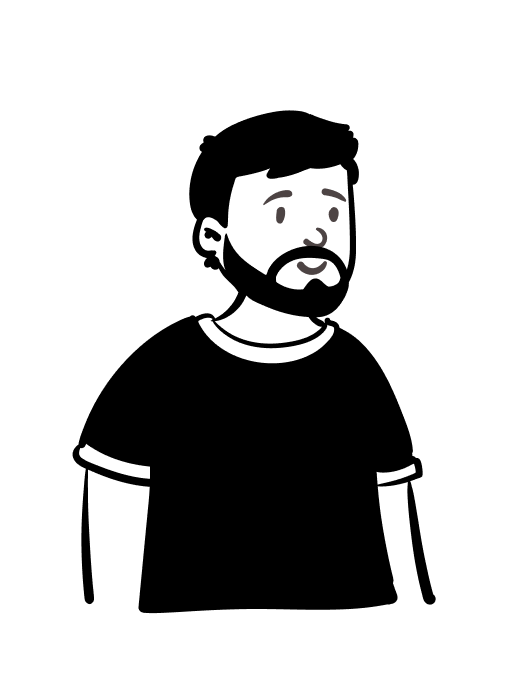 Jean Majid in cartoon